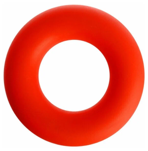 Эспандер кистевой FREESPORT "Кольцо" 30 кг гладкий, красный