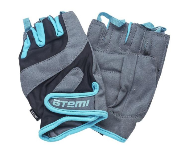 Перчатки для фитнеса ATEMI AFG-03 черный/серый, р. XS