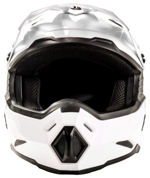 Шлем мото кроссовый HIZER J6801 #2 (XL) white (13532)
