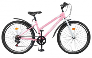 Велосипед PROGRESS 26" Ingrid Low (6ск. рост 15", хард) розовый/белый