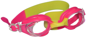 Очки для плавания SPRINTER LX-1300 с антифогом (розово-желтые)