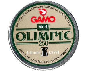 Пули пневматические GAMO OLIMPIC 4,5 мм 0,49 грамма (250 шт.)