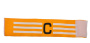 Повязка капитанская SPRINTER С-КВ2, 33х7см, с продольными полосами (00184)