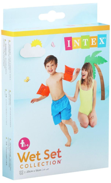 Нарукавники INTEX «Делюкс», от 3-6 лет, 58642NP INTEX