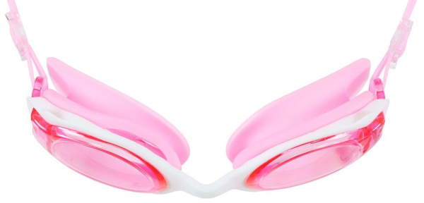Очки для плавания ONLYTOP, детские + беруши, цвет розовый (9144635)
